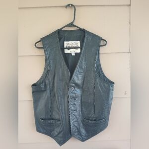 Open Road leather vest